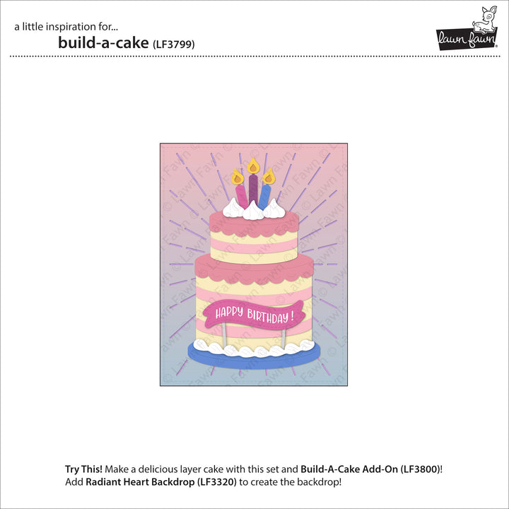 Lawn Fawn - LF3799 - Build-A-Cake