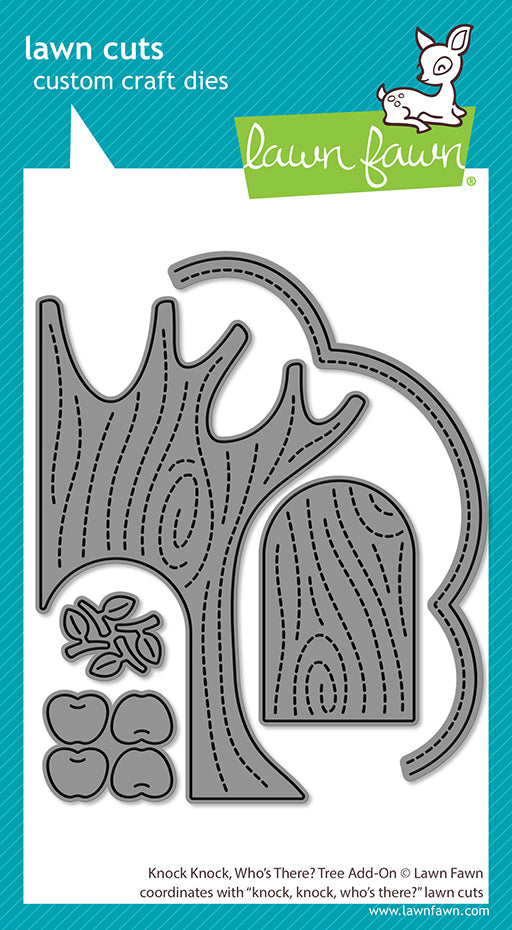 Lawn Fawn - LF3865 - Knock Knock, Who'S There? Tree Add-On Dies