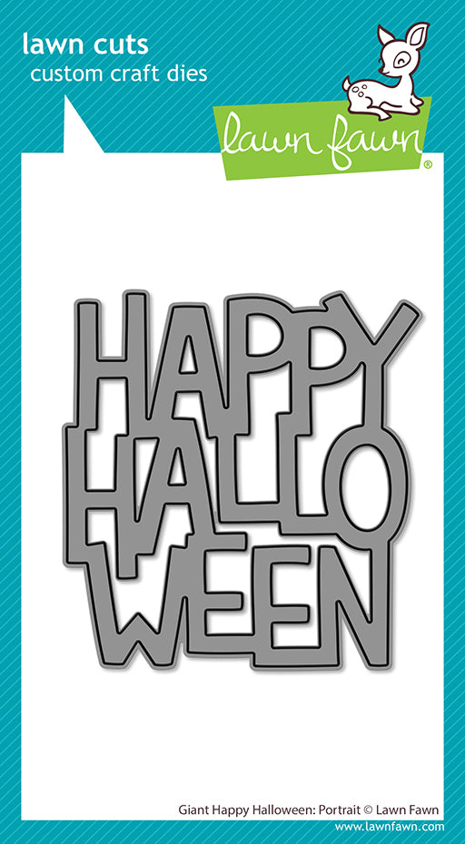 Lawn Fawn - LF3870 - Giant Happy Halloween: Portrait Dies