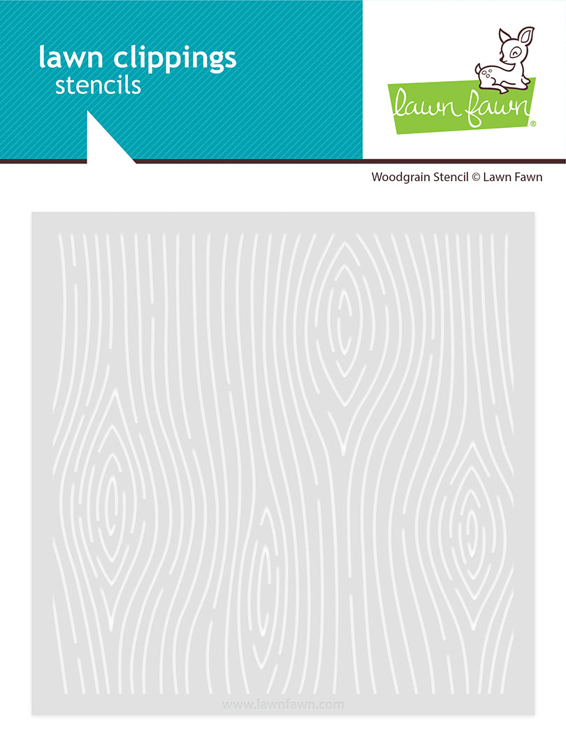 Lawn Fawn - LF3874 - Woodgrain Stencil