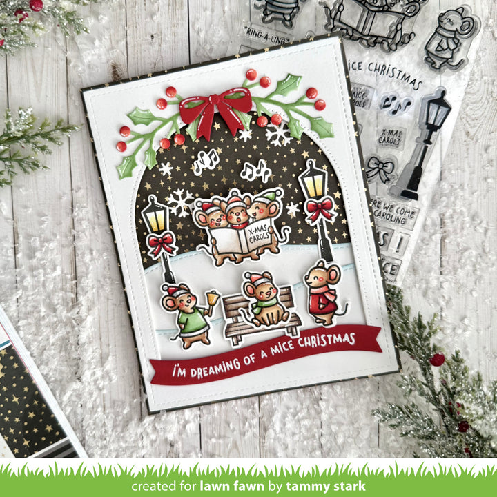 Lawn Fawn - LF3893 - Caroling Mice Stamp Set