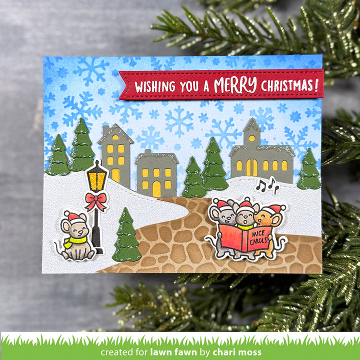 Lawn Fawn - LF3893 - Caroling Mice Stamp Set