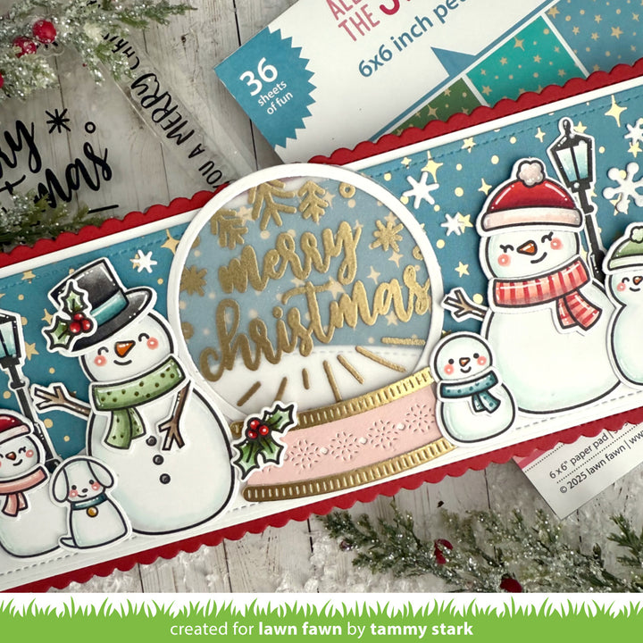 Lawn Fawn - LF3902 - Big Messages: Christmas Stamp Set