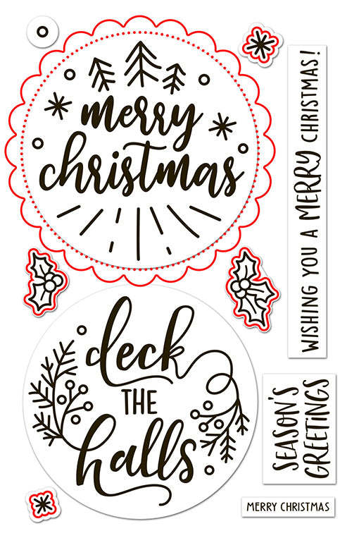 Lawn Fawn - LF3903 - Big Messages: Christmas Lawn Cuts