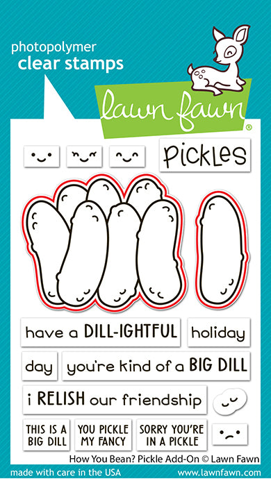 Lawn Fawn - LF3908 - How You Bean? Pickle Add-On Lawn Cuts