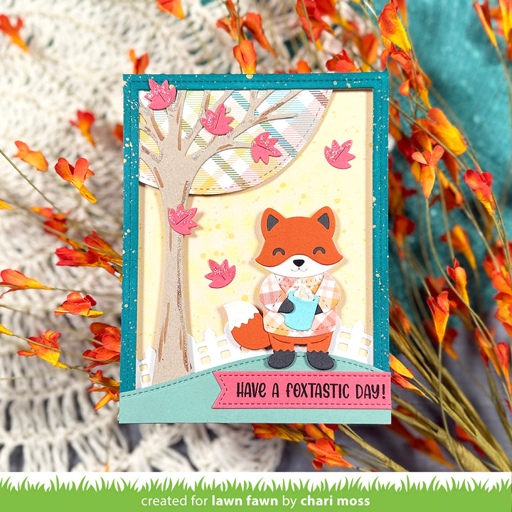 Lawn Fawn - LF3910 - Henry'S Build-A-Sentiment: Fox Stamp Set
