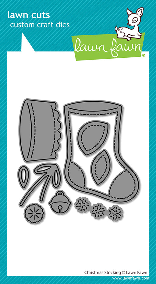 Lawn Fawn christmas stocking stand alone die lf3914