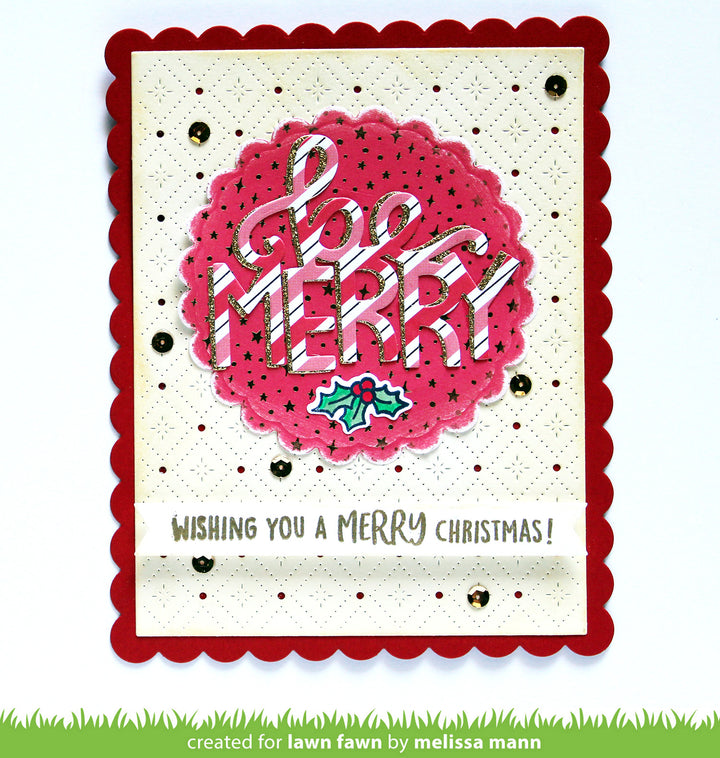Lawn Fawn - LF3919 - Giant Be Merry Die