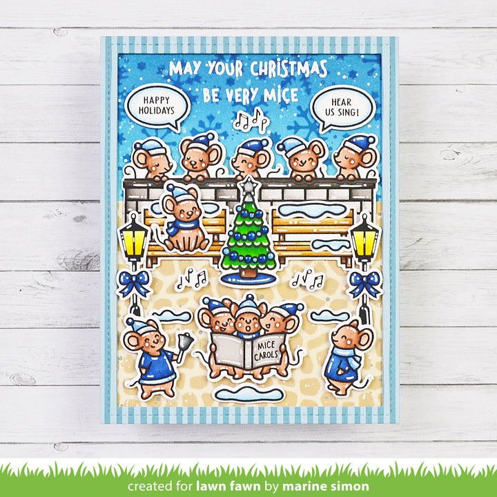 Lawn Fawn - LF3923 - Snowflakes Stencil