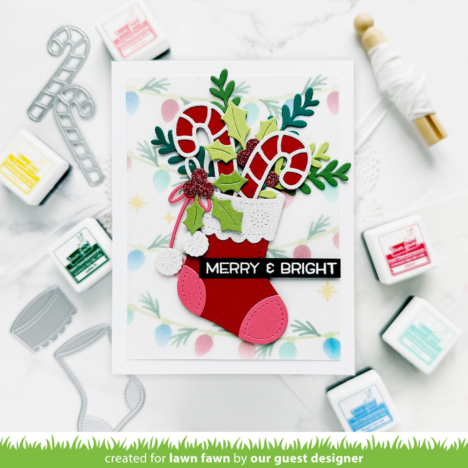 Lawn Fawn - LF3914 - Christmas Stocking Die