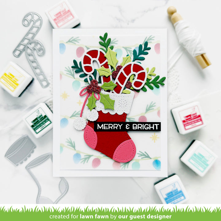 Lawn Fawn - LF3914 - Christmas Stocking Die