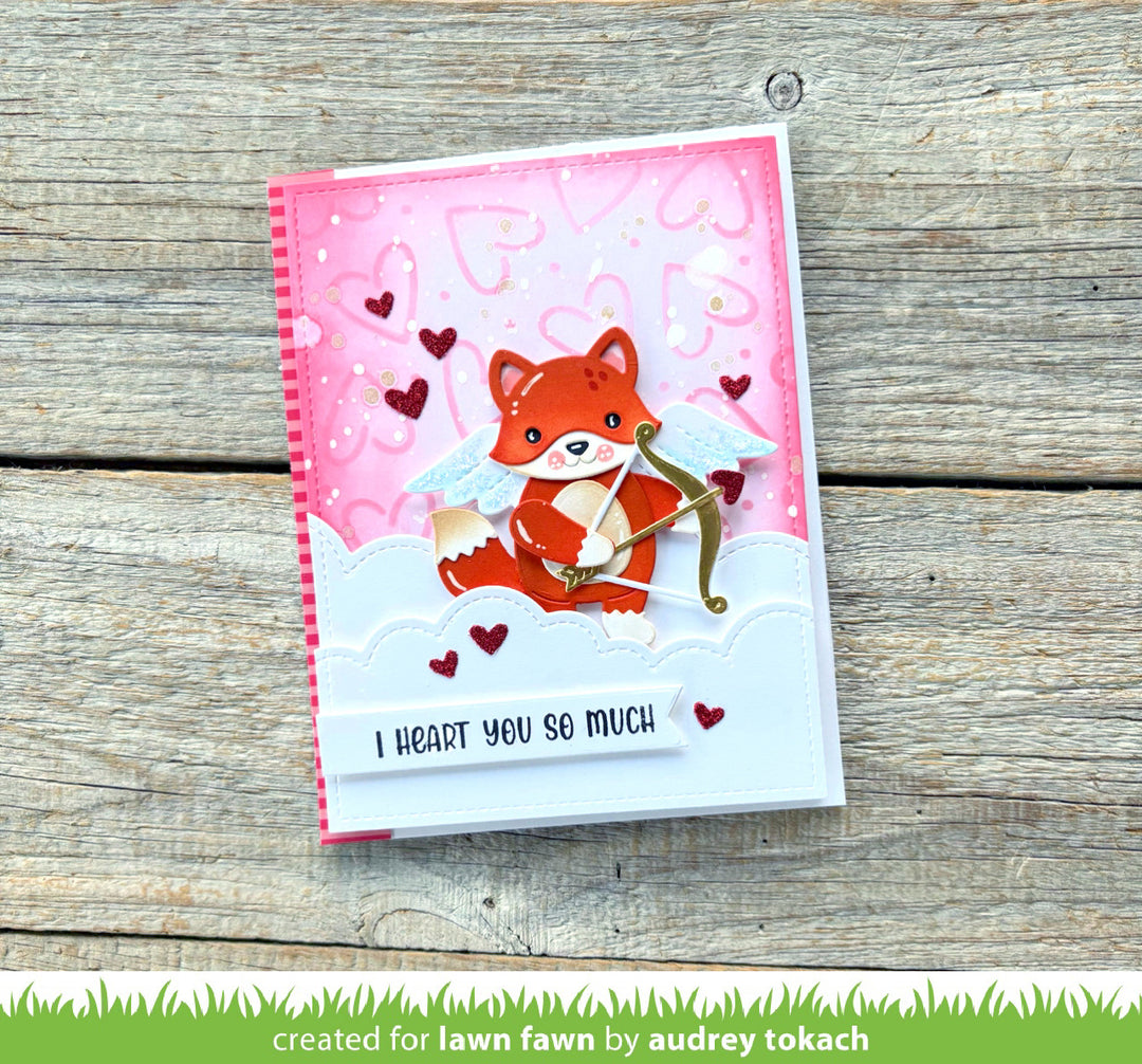 Lawn Fawn - LF3957  - Build-A-Critter Valentine Accessories