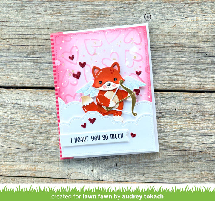 Lawn Fawn - LF3957  - Build-A-Critter Valentine Accessories
