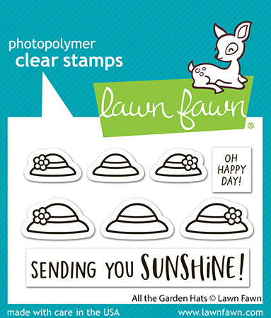 Lawn Fawn - LF4034 - All The Garden Hats Stamp Set