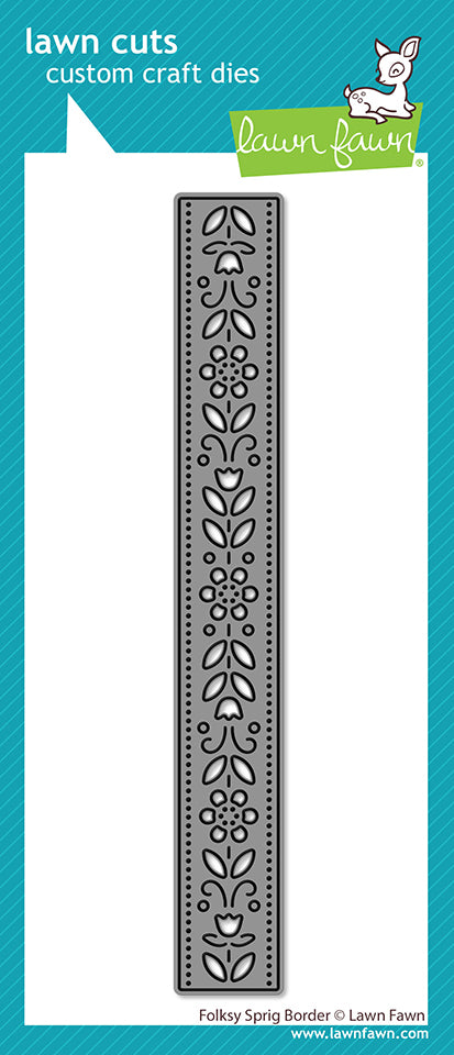 Lawn Fawn - LF4047 - Folksy Sprig Border