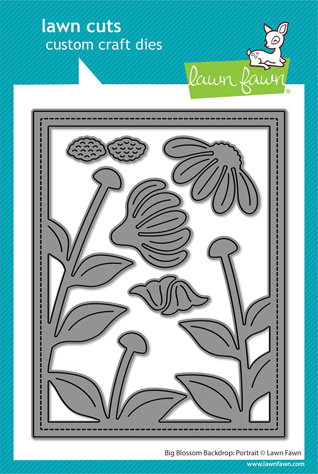 Lawn Fawn - LF4051 - Big Blossom Backdrop: Portrait