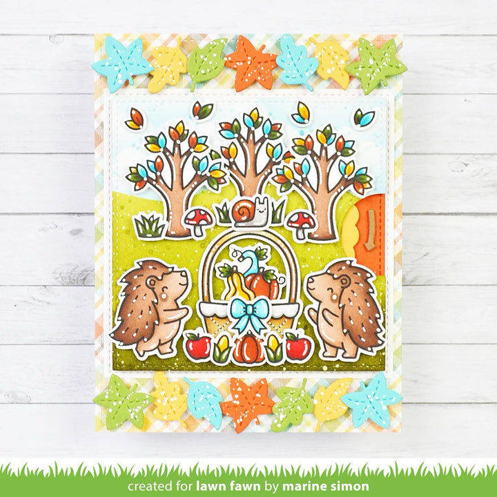 Lawn Fawn - LF3869 - Fall Leaves Border Dies