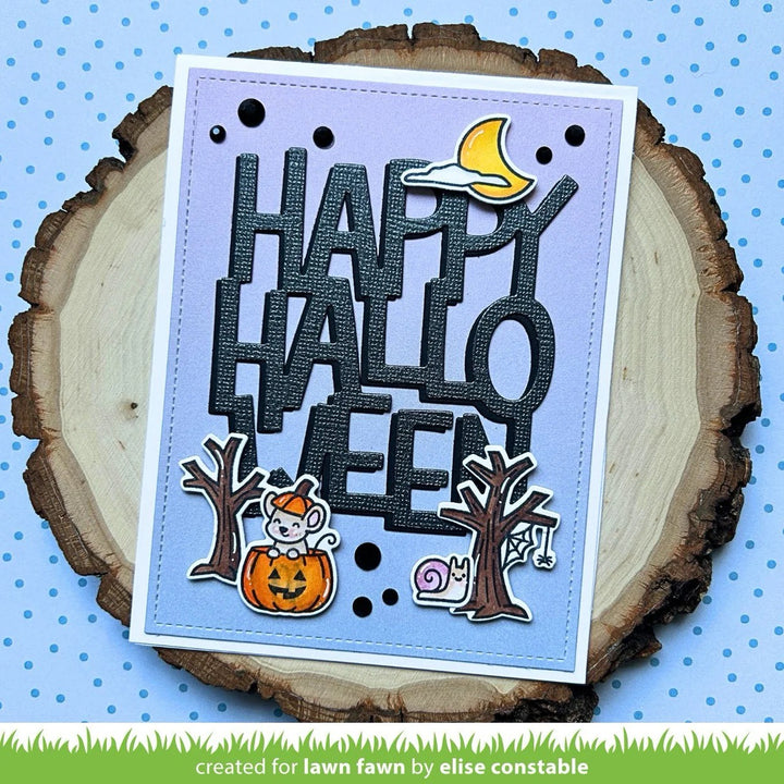 Lawn Fawn - LF3870 - Giant Happy Halloween: Portrait Dies