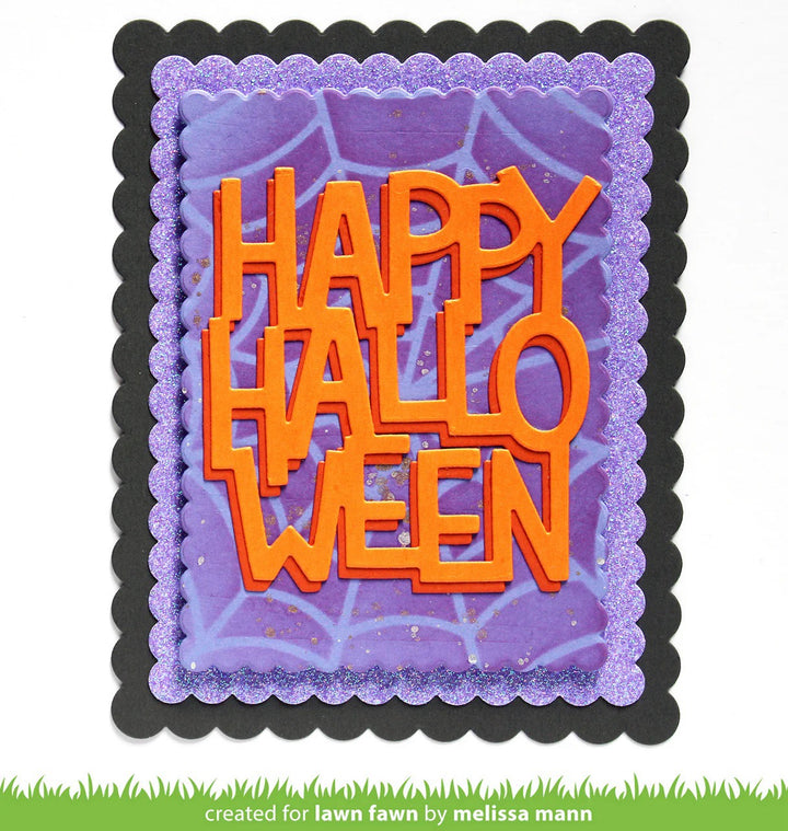 Lawn Fawn - LF3870 - Giant Happy Halloween: Portrait Dies