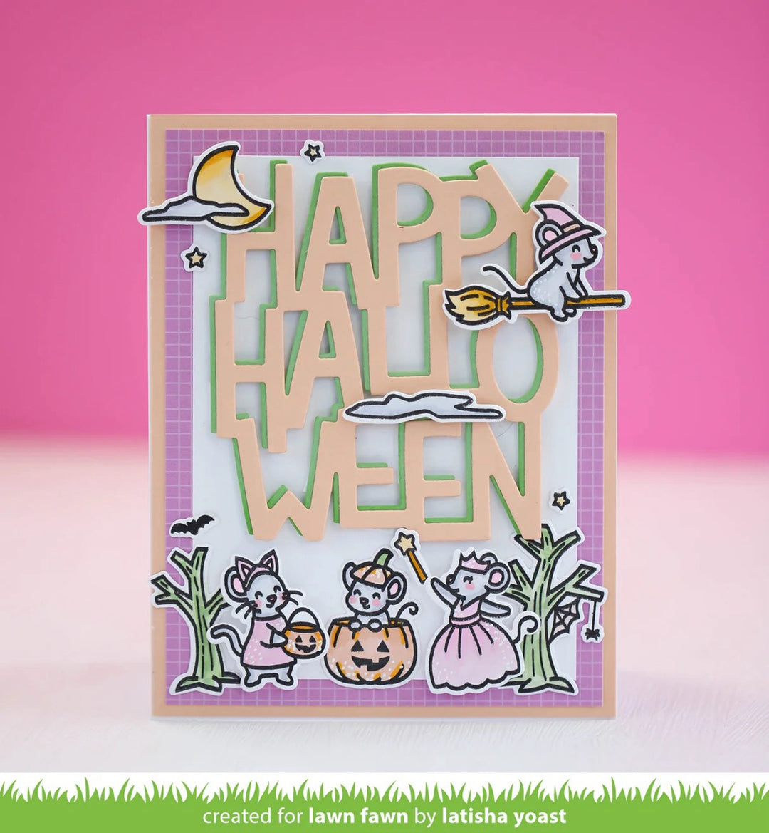 Lawn Fawn - LF3848 - Halloween Mice Stamp Set