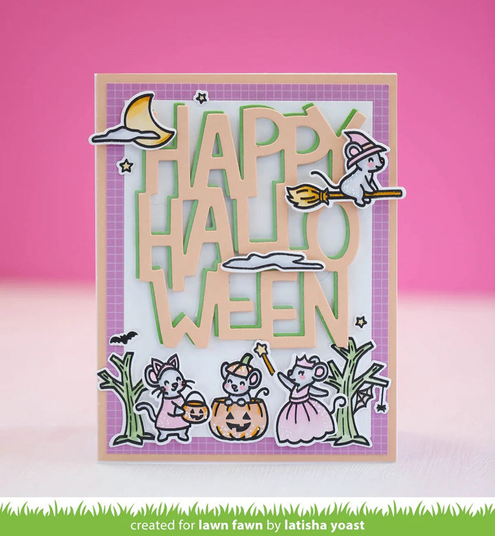 Lawn Fawn - LF3848 - Halloween Mice Stamp Set