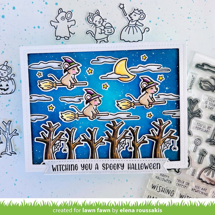 Lawn Fawn - LF3848 - Halloween Mice Stamp Set