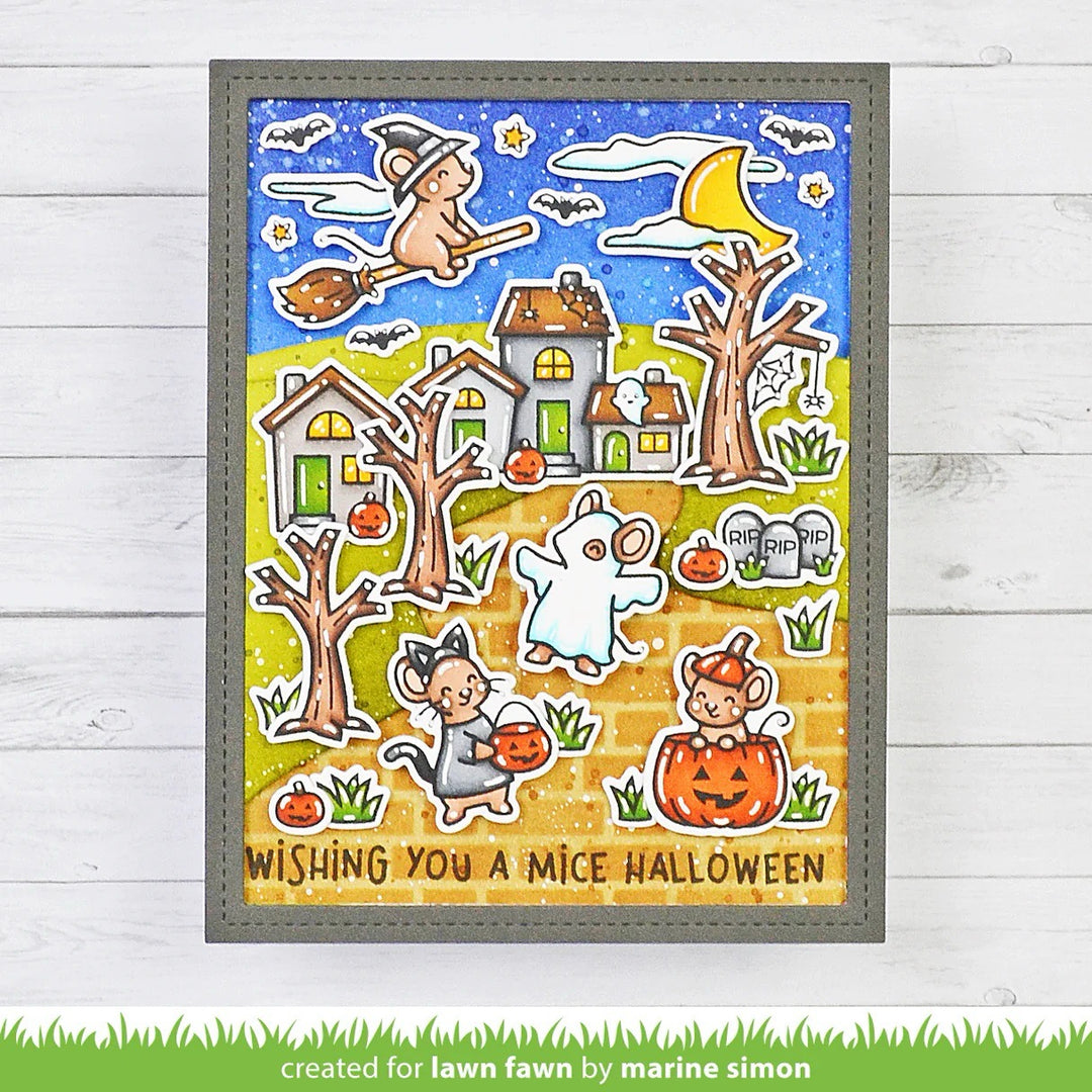 Lawn Fawn - LF3848 - Halloween Mice Stamp Set