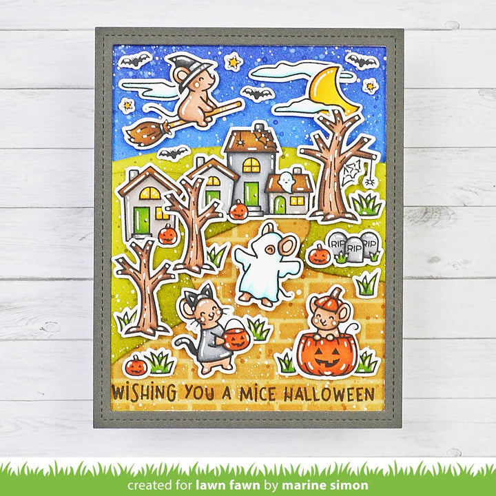 Lawn Fawn - LF3848 - Halloween Mice Stamp Set