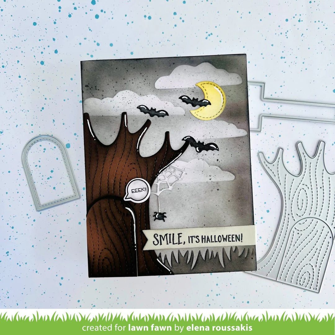 Lawn Fawn - LF3865 - Knock Knock, Who'S There? Tree Add-On Dies