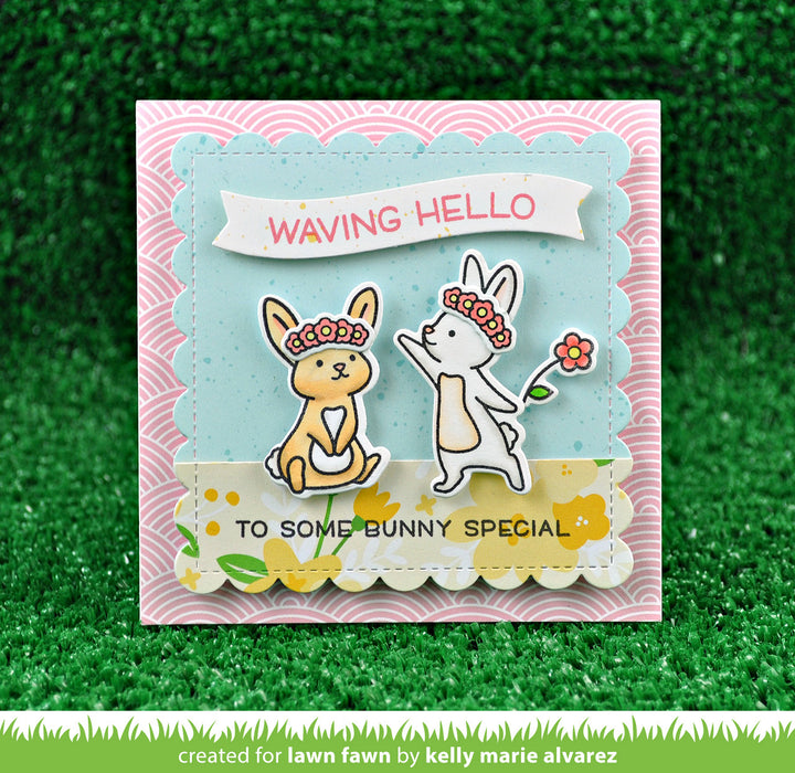 Lawn Fawn - LF1882 & LF1883 - Butterfly Kisses - Stamp and Lawn Cuts Set