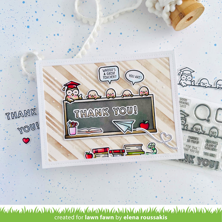 Lawn Fawn - LF3740 - Simply Celebrate Teachers Stamp Set