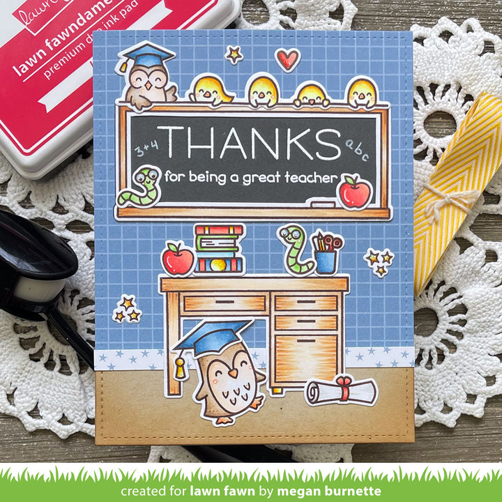 Lawn Fawn - LF3740 - Simply Celebrate Teachers Stamp Set