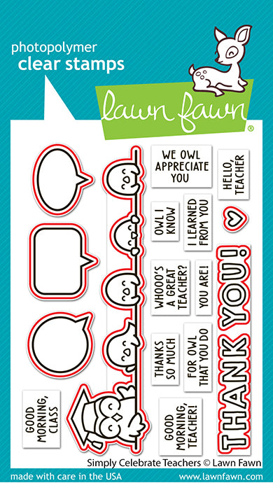Lawn Fawn - LF3741 - Simply Celebrate Teachers Lawn Cuts