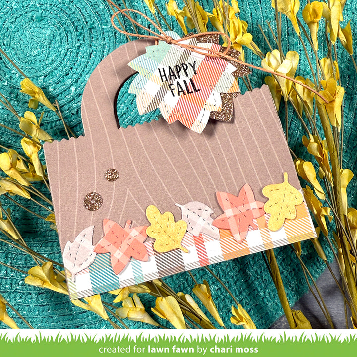 Lawn Fawn - LF3869 - Fall Leaves Border Dies