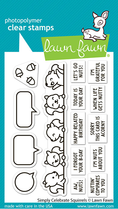 Lawn Fawn - Simply Celebrate Squirrels