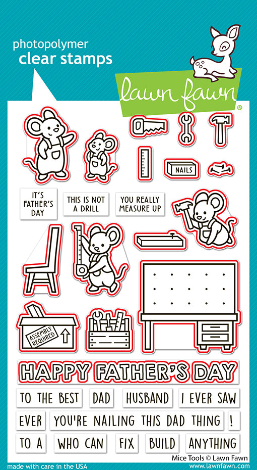 Lawn Fawn - LF4066 - Mice Tools Lawn Cuts