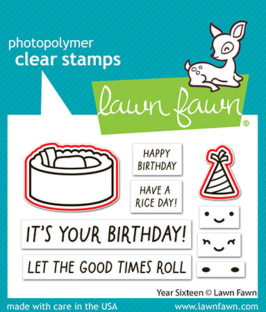 Lawn Fawn - LF4085 - Year Sixteen Lawn Cuts