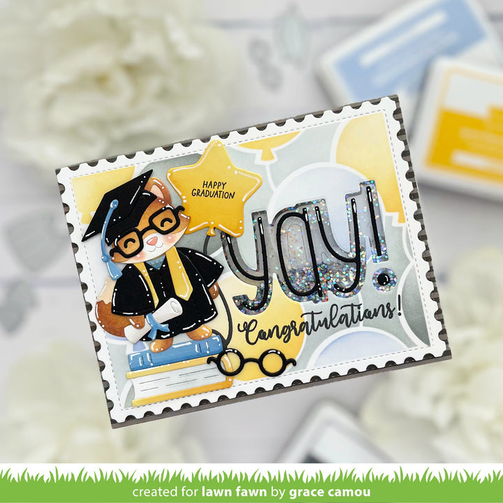 Lawn Fawn - LF4088 - Build-A-Critter Graduation Accessories