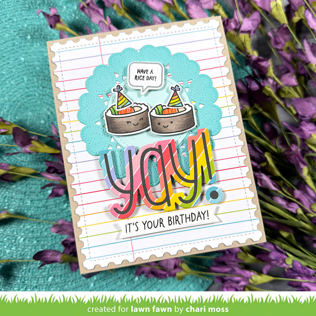 Lawn Fawn - LF4093 - Giant Outlined Yay