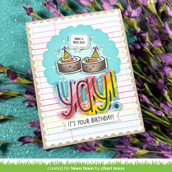 Lawn Fawn - LF4093 - Giant Outlined Yay