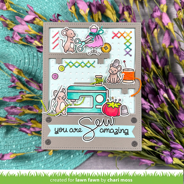 Lawn Fawn - LF4095 - Workshop Backdrop: Portrait