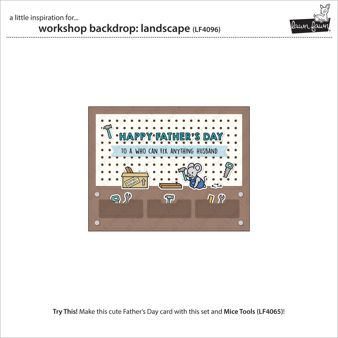 Lawn Fawn - LF4096 - Workshop Backdrop: Landscape