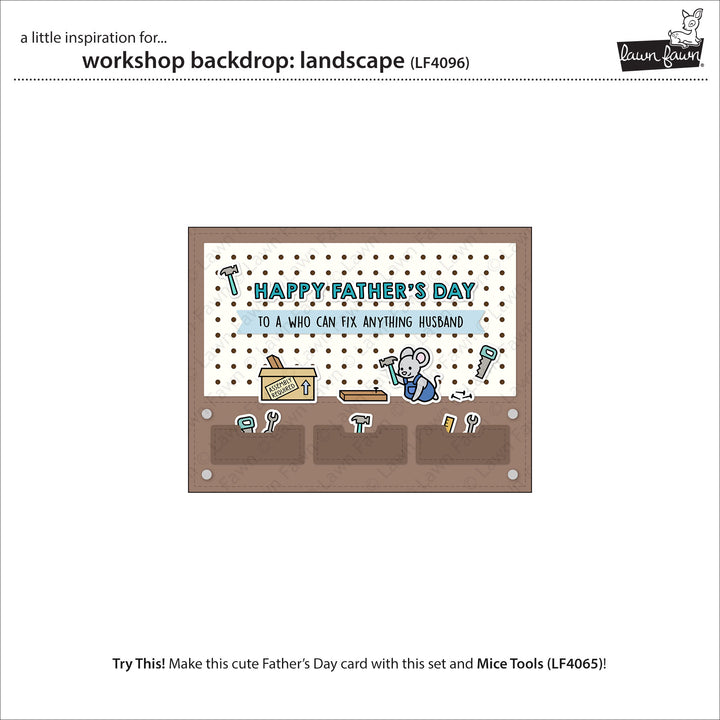 Lawn Fawn - LF4096 - Workshop Backdrop: Landscape