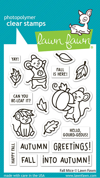 Lawn Fawn - Fall Mice