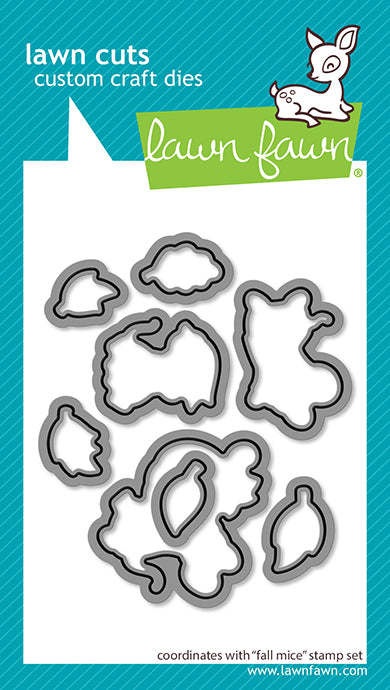 Lawn Fawn - Fall Mice Lawn Cuts