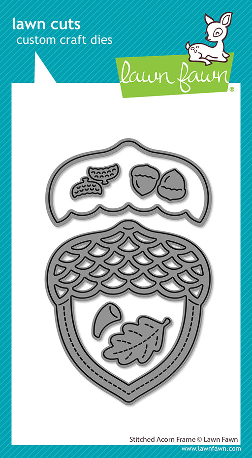 Lawn Fawn - Stitched Acorn Frame