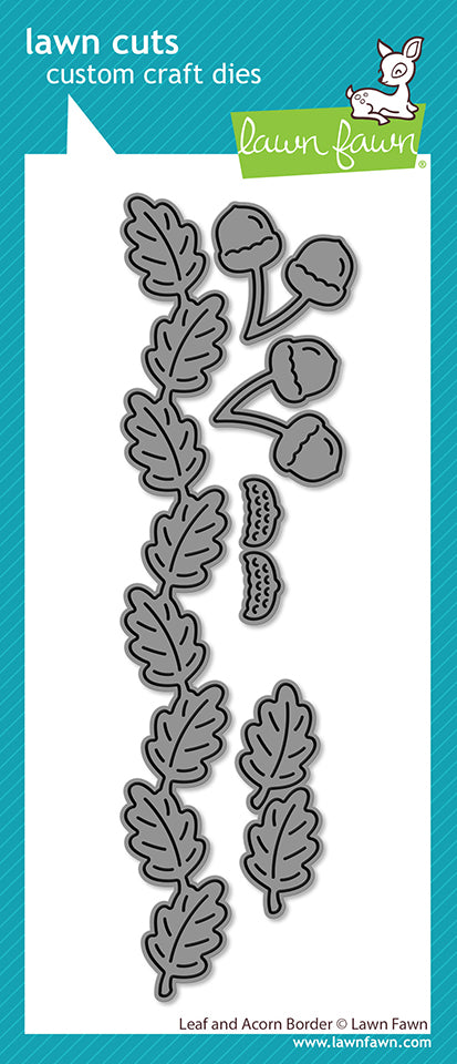 Lawn Fawn - Leaf And Acorn Border