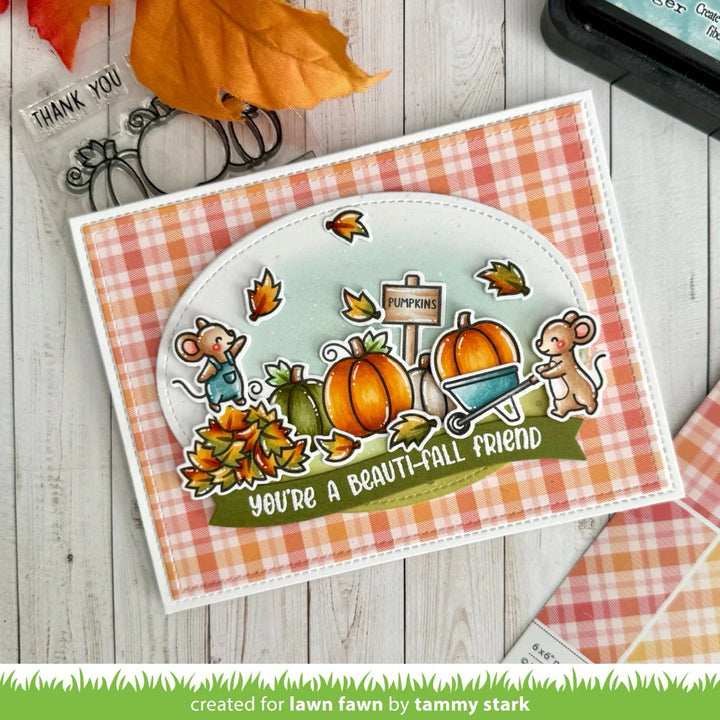 Lawn Fawn - LF3861 - Henry'S Build-A-Sentiment: Fall Stamp Set