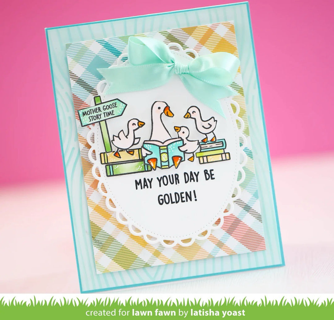 Lawn Fawn - LF3874 - Woodgrain Stencil