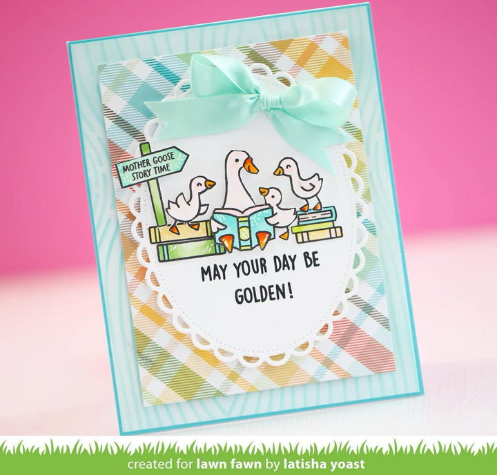 Lawn Fawn - LF3874 - Woodgrain Stencil